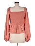 Altar'd State 100% Polyester Pink Long Sleeve Blouse Size M - photo 2