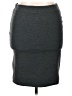 Jarbo Solid Gray Casual Skirt Size Med (2) - photo 1