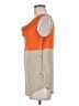 Ann Taylor 100% Polyester Orange Sleeveless Blouse Size 6 - photo 5