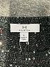 H By Halston Metallic Silver Black Pullover Sweater Size L - photo 7