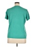 Jones New York Collection Teal Silk Pullover Sweater Size 0X - photo 2