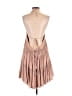 Free People 100% Polyester Tan Cocktail Dress Size XS - photo 2