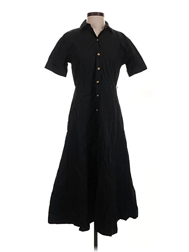 Pre-owned Talbots Casual Dress In Black