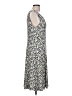 Perceptions Print Ivory Casual Dress Size L - photo 4