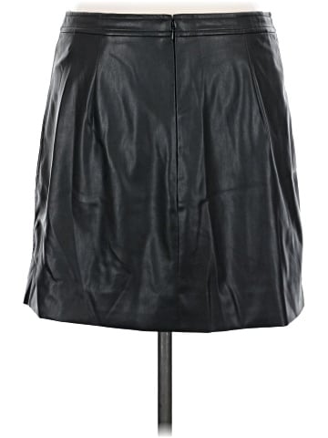J.Crew Collection Faux Leather Skirt (view 2)