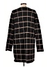 Ann Taylor Factory Plaid Black Coat Size L - photo 2