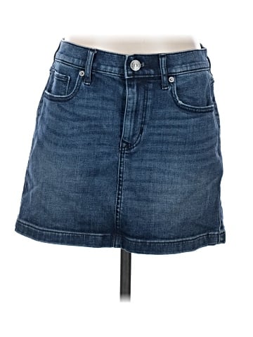 Express Denim Skirt (view 1)
