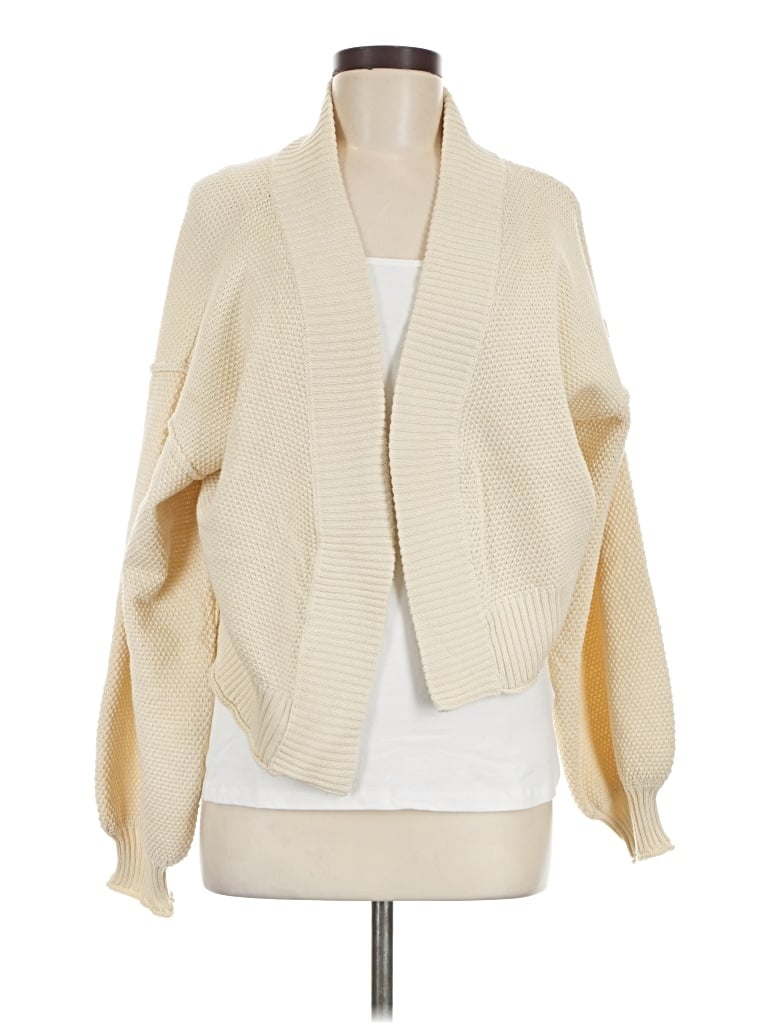 Pre-owned Flat White Kimono In Ivory