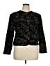 TanJay Floral Black Blazer Size 14 - photo 1