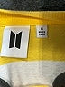 Assorted Brands 100% Cotton Stripes Yellow Short Sleeve Turtleneck Size M - photo 4