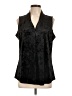 NY Collection Black Sleeveless Blouse Size L - photo 1