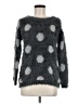 Joseph A. Polka Dots Gray Pullover Sweater Size M - photo 1