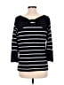 J.Jill Black 3/4 Sleeve Top Size M - photo 2
