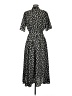 Jaeger 100% Polyester Print Black Casual Dress Size 6 - photo 2
