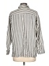 MSJ Stripes Gray Long Sleeve Button-Down Shirt Size L - photo 2