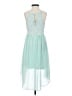 Maurices 100% Polyester Teal Cocktail Dress Size 14 (0) - photo 2