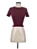 GB Burgundy Short Sleeve Turtleneck Size S - photo 1