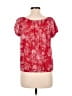 Lavish Red Short Sleeve Blouse Size M - photo 2
