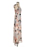 Shinestar 100% Polyester Floral Gray Casual Dress Size S - photo 4