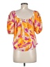 Sanctuary 100% Cotton Yellow Short Sleeve Blouse Size M - photo 2