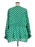 Suzanne Betro 100% Polyester Polka Dots Green 3/4 Sleeve Blouse Size 4X - photo 2