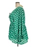Suzanne Betro 100% Polyester Polka Dots Green 3/4 Sleeve Blouse Size 4X - photo 5