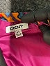 DKNY 100% Polyester Print Purple Dress Size 3T - photo 3
