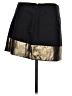 Express 100% Polyester Metallic Black Casual Skirt Size 10 - photo 2
