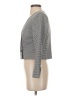 White House Black Market Houndstooth Black Gray Blazer Size 0 - photo 5