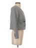 White House Black Market Houndstooth Black Gray Blazer Size 0 - photo 4