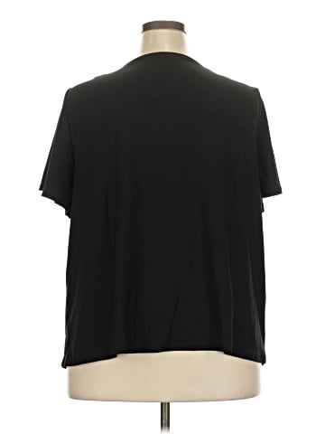 Ashley Blue Short Sleeve Blouse (view 2)