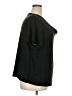 Ashley Blue Black Short Sleeve Blouse Size 3X - photo 4