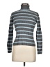 Crystal Kole Stripes Gray Turtleneck Sweater Size M - photo 1