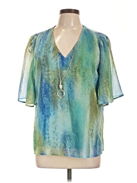Jm Collection Short Sleeve Blouse