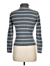 Crystal Kole Stripes Gray Turtleneck Sweater Size M - photo 2