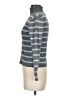 Crystal Kole Stripes Gray Turtleneck Sweater Size M - photo 5
