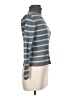 Crystal Kole Stripes Gray Turtleneck Sweater Size M - photo 4
