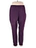 Denim & Co Solid Purple Casual Pants Size 2X - photo 1