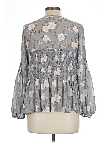 American Eagle Outfitters 3/4 Sleeve Blouse (view 2)