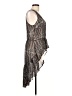 Material Girl 100% Polyester Gray Sleeveless Blouse Size L - photo 4