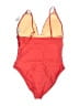 J.Crew Color Block Red One Piece Swimsuit Size 14 - photo 2
