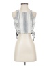BCBGeneration Silver Sleeveless Blouse Size S - photo 1