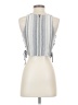 BCBGeneration Silver Sleeveless Blouse Size S - photo 2