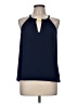 MICHAEL Michael Kors Blue Sleeveless Blouse Size M - photo 1