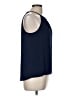 MICHAEL Michael Kors Blue Sleeveless Blouse Size M - photo 4