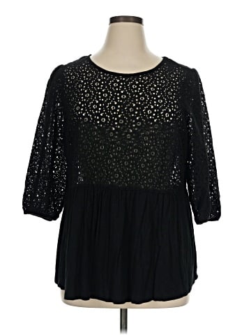 DR2 3/4 Sleeve Blouse (view 1)