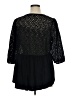DR2 Black 3/4 Sleeve Blouse Size 1X - photo 2