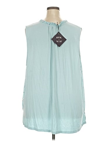 Ava & Viv Sleeveless Blouse (view 2)