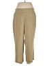 Nine West 100% Polyester Solid Tan Casual Pants Size XL - photo 1