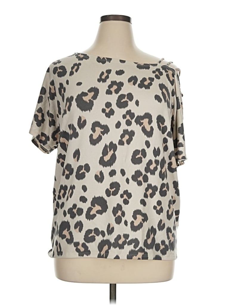 Pre-owned Bibi Short Sleeve T-shirt In Tan